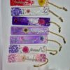 personalised resin bookmarks