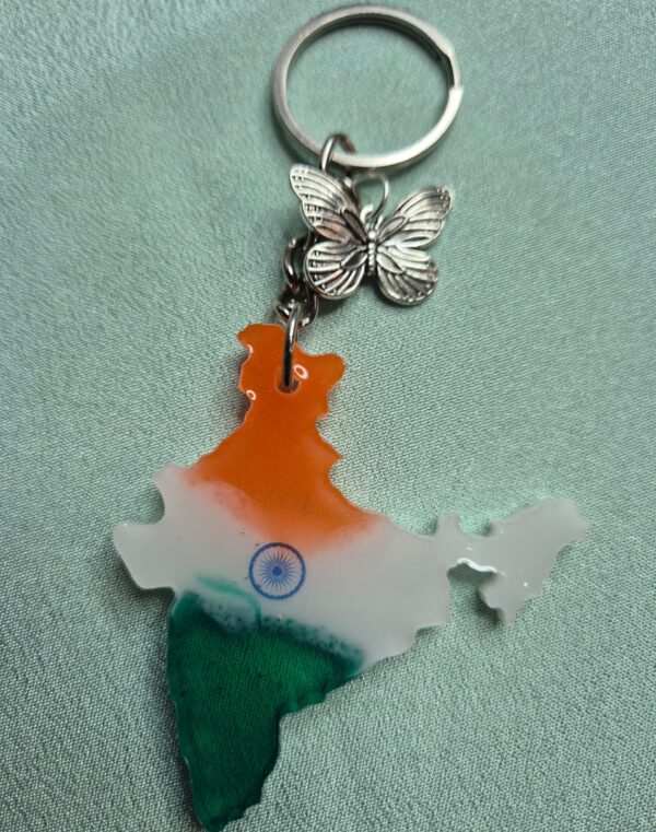 India shape keychains