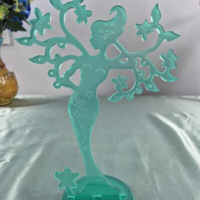 jewellery stand green 1