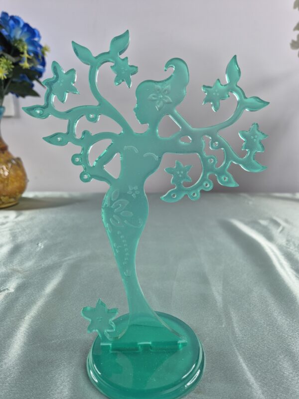 jewellery stand green 1