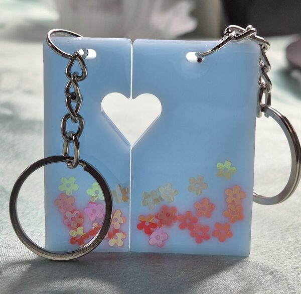 couple keychains blue 3