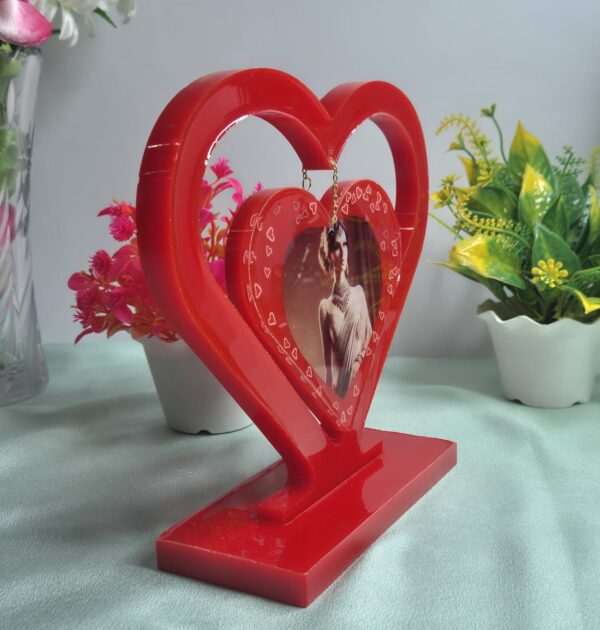 customised heart inside heart show piece 2