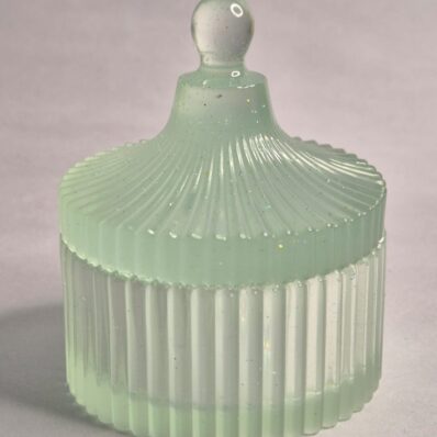 mini storage box light green 2