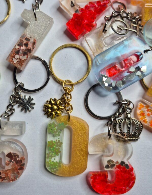 number keychains