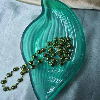 shankh tray green