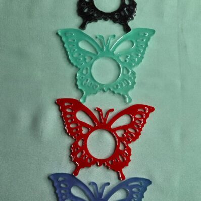 resin butterfly shape tealight holder