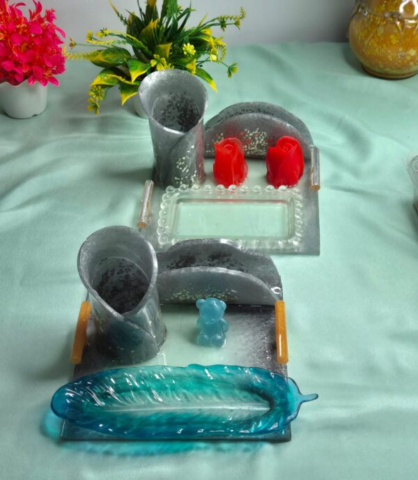 spoon holder tray set 4