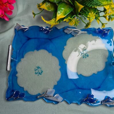 blue tray set